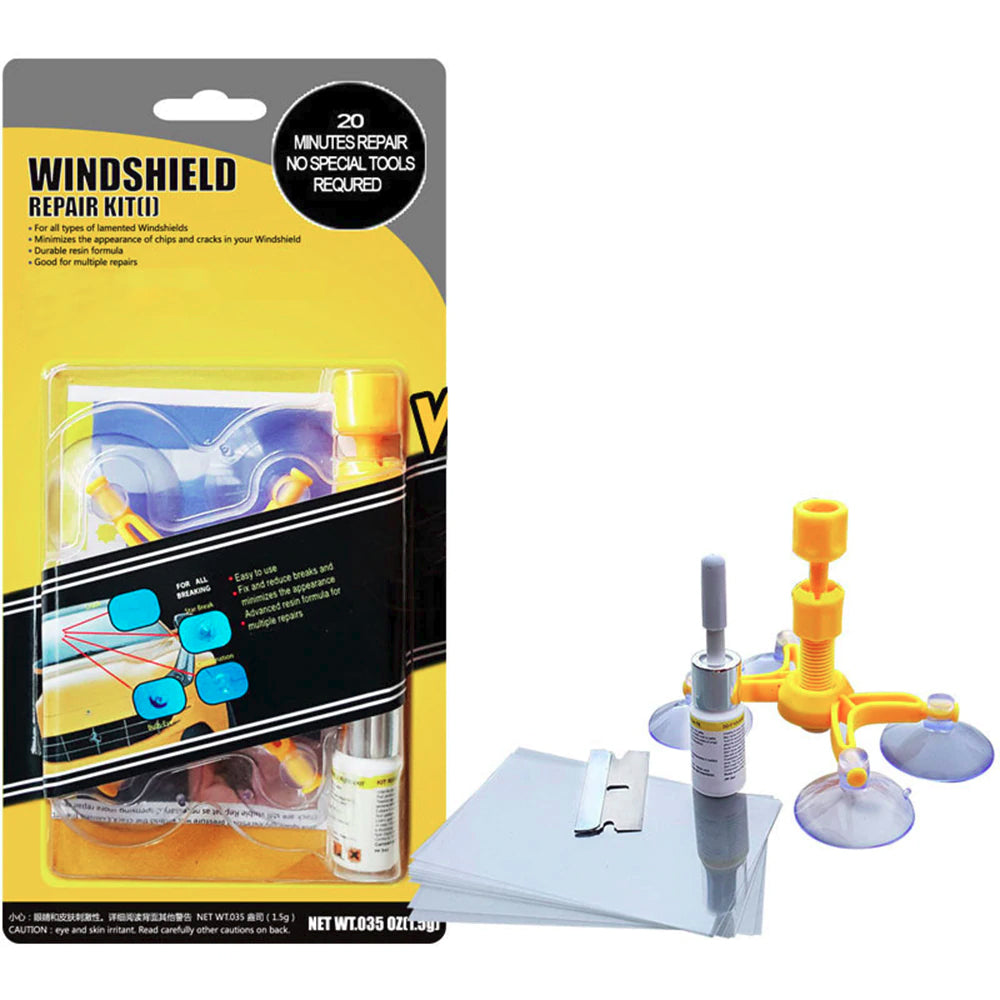 Windscreen Crack Repair Kit Car Chip Windshield Glass Wind Screen Premium DIY Windscreen Crack Repair Kit Car Chip Windshield Glass Wind Screen Premium DIY
